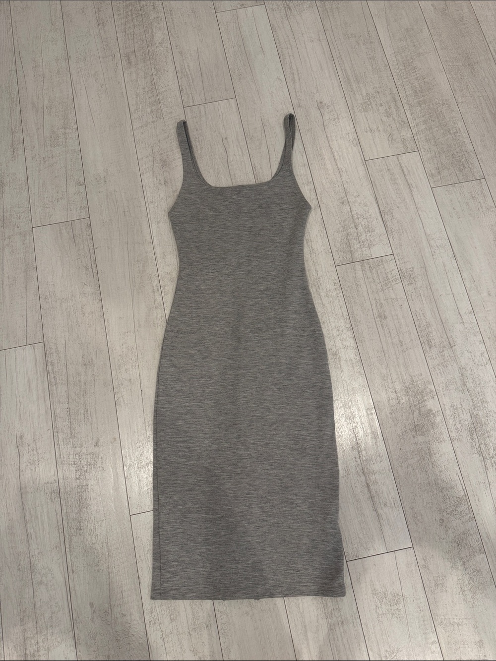 Zara TRF cotton jersey midi dress - size S